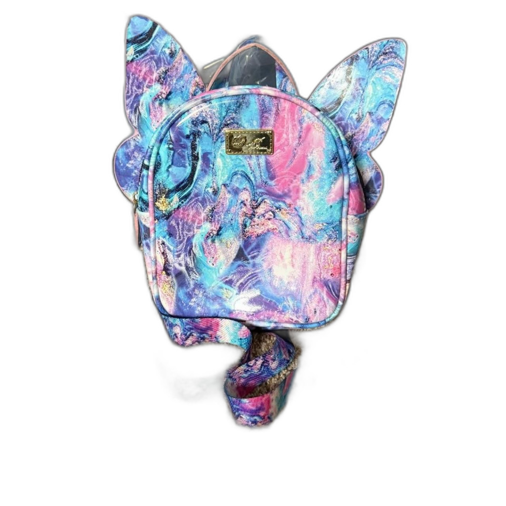 Betsey Johnson Luv Betsey Butterfly Wings Mini Marbled Backpack